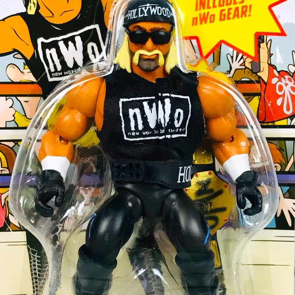 WWE Superstars New World Order NWO HOLLYWOOD Hulk Hogan Wrestling Action Figure - Picture 5 of 5